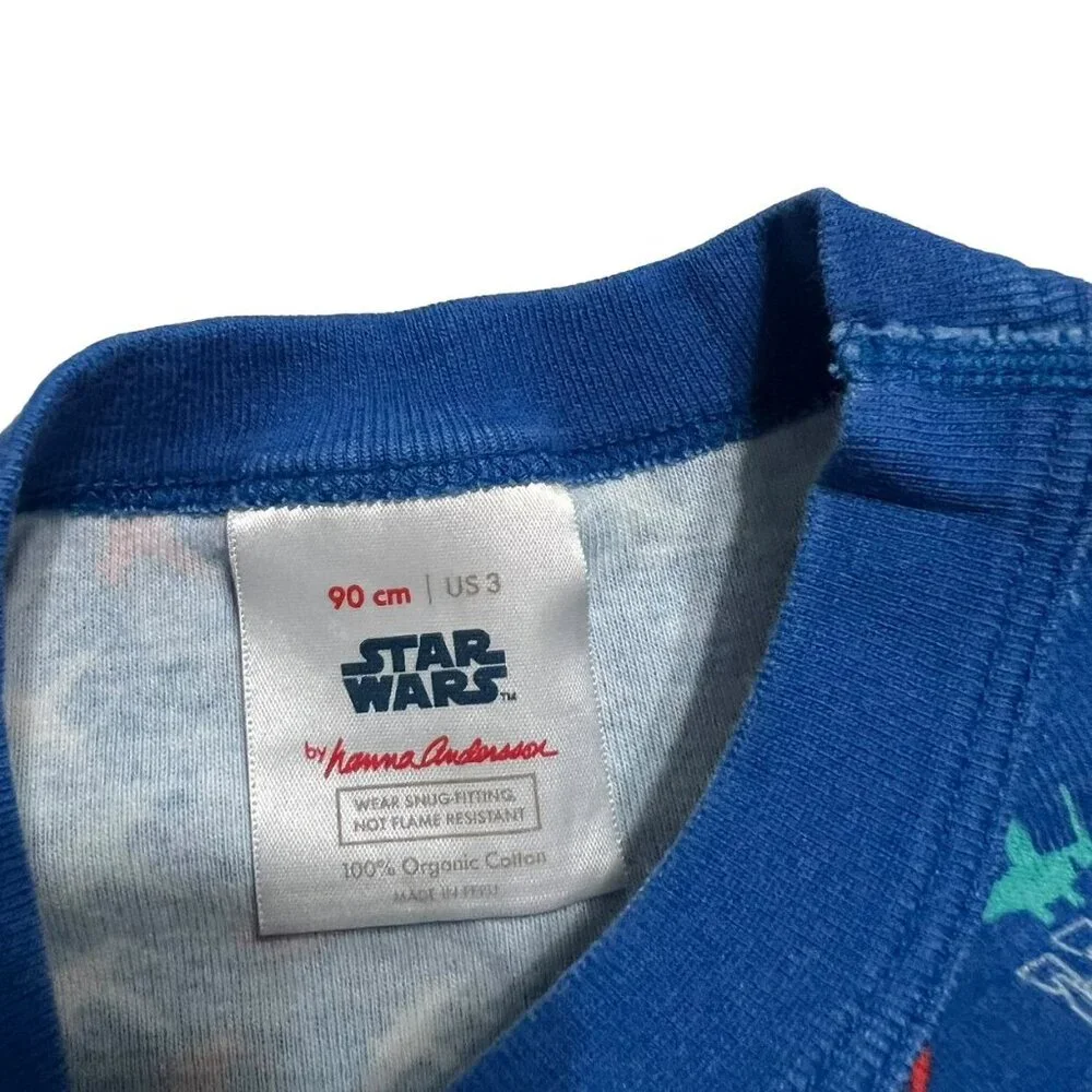 Hanna Andersson Sz 90 (3Y) Star Wars Short John Pajamas